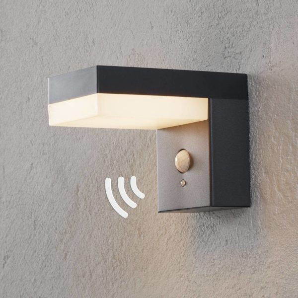 Lindby Applique d'extérieur LED Chioma solaire