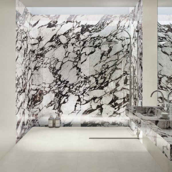 Carrelage Aspect Marbre Noir et Blanc 120×278 Palazzo – INSTAHOUSE