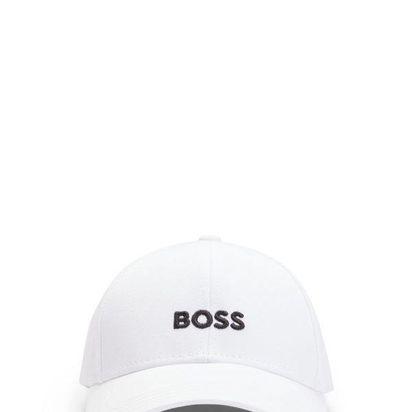 Casquette en twill de coton à six panneaux et à logo brodé – Hugo Boss