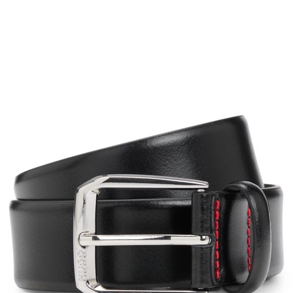Hugo Boss Ceinture en cuir italien avec boucle logotée