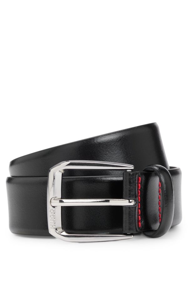 Hugo Boss Ceinture en cuir italien avec boucle logotée