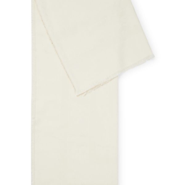 Foulard carré en soie et laine avec logos – Hugo Boss