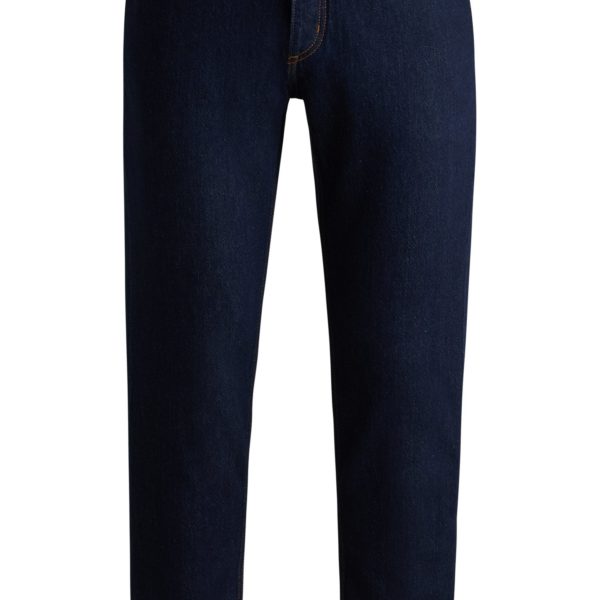 Hugo Boss Jean Tapered en denim stretch bleu foncé
