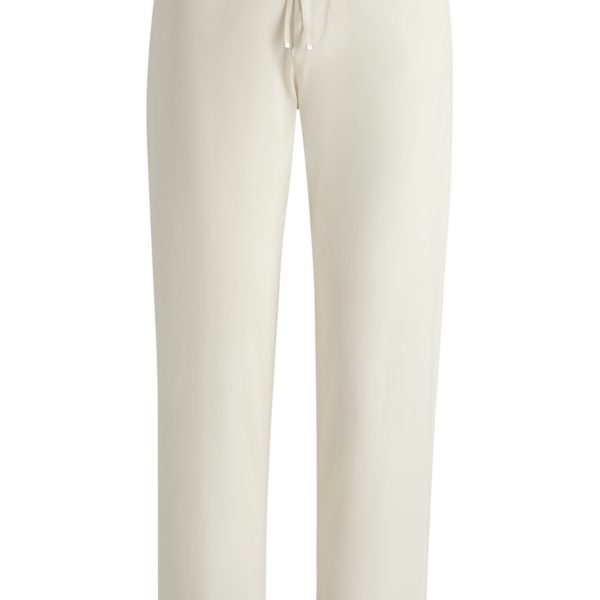 Pantalon en coton stretch avec taille à cordon de serrage – Hugo Boss