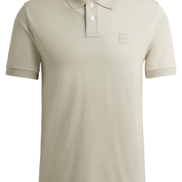 Hugo Boss Polo Slim en coton stretch à patch logoté