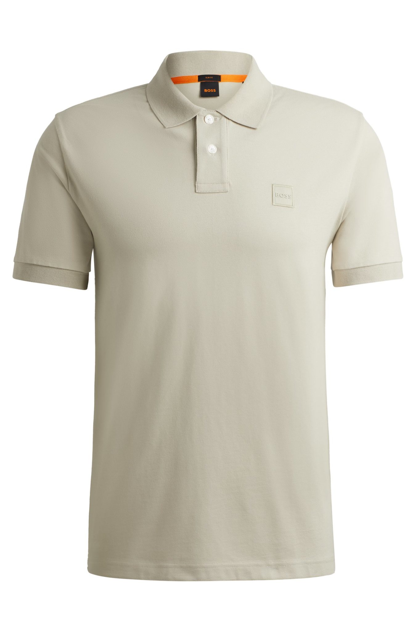 Hugo Boss Polo Slim en coton stretch à patch logoté