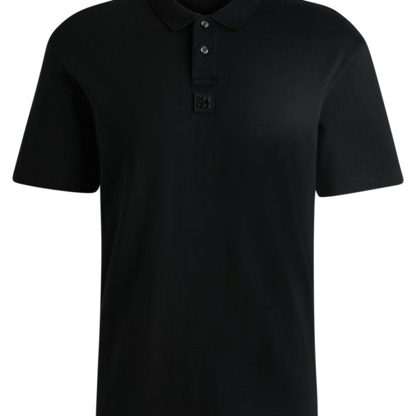 Hugo Boss Polo en coton interlock avec logo revisité