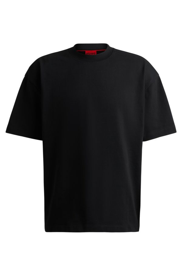 Hugo Boss T-shirt Oversize unisexe en coton avec étiquette logotée