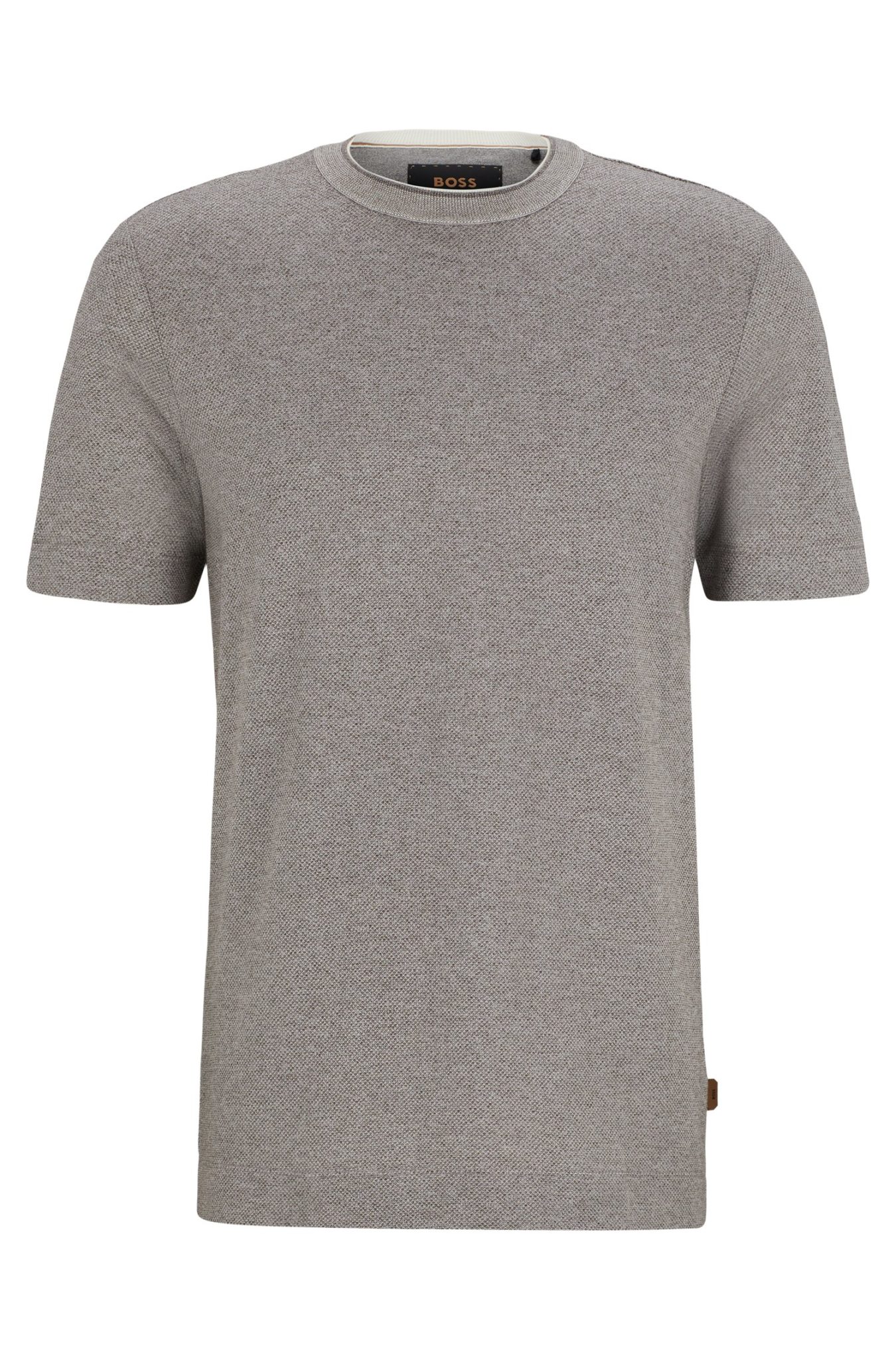 Hugo Boss T-shirt Regular en coton et soie