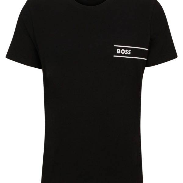 T-shirt en coton biologique avec logo imprimé – Hugo Boss