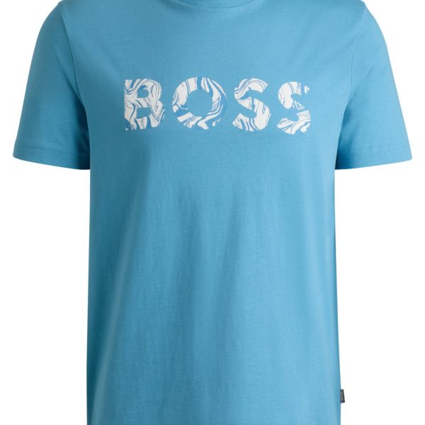 T-shirt en jersey de coton à logo imprimé – Hugo Boss