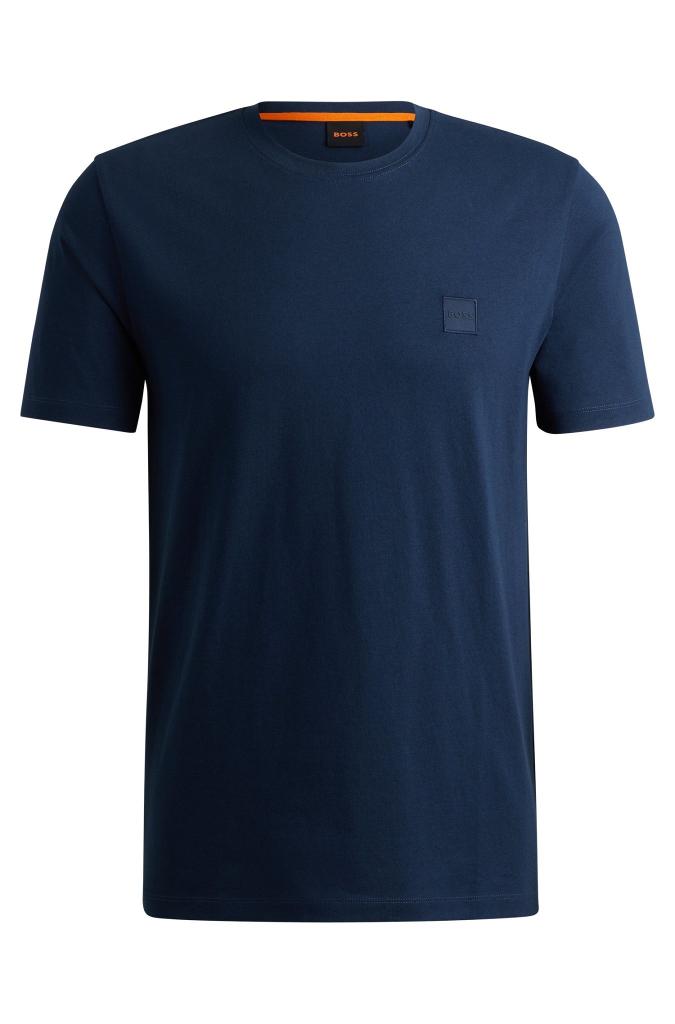 Hugo Boss T-shirt en jersey de coton avec patch logo