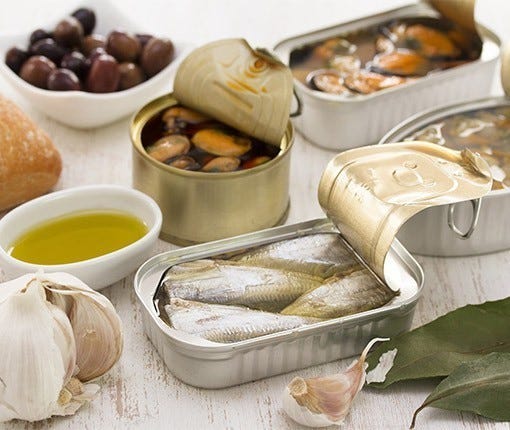 Sardines à l'huile d'olive-Comtesse du Barry