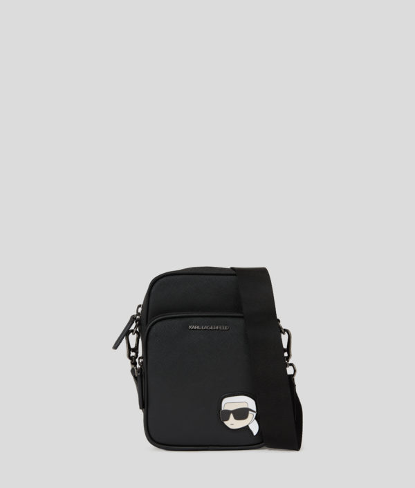 Karl Lagerfeld, Sac Bandoulière Ikon Kore Nord-sud, Homme, Noir, Taille: X00 Karl Lagerfeld