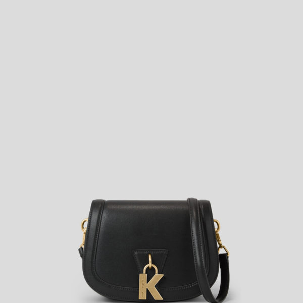 Karl Lagerfeld, Sac Bandoulière De Taille Moyenne K/lock, Femme, Noir, Taille: X00 Karl Lagerfeld