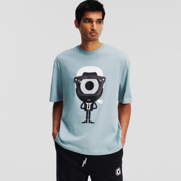 Karl Lagerfeld, T-shirt Kl X Darcel Disappoints, Homme, Ashley Blue, Taille: XS Karl Lagerfeld