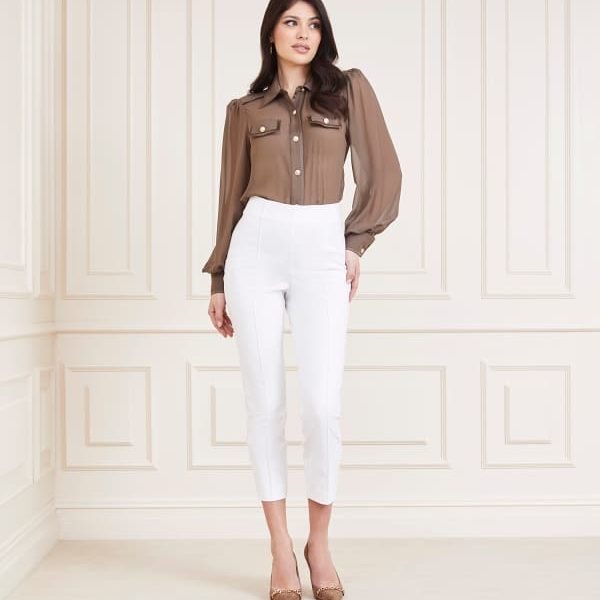 Pantalon Slim Taille Haute Marciano - Guess