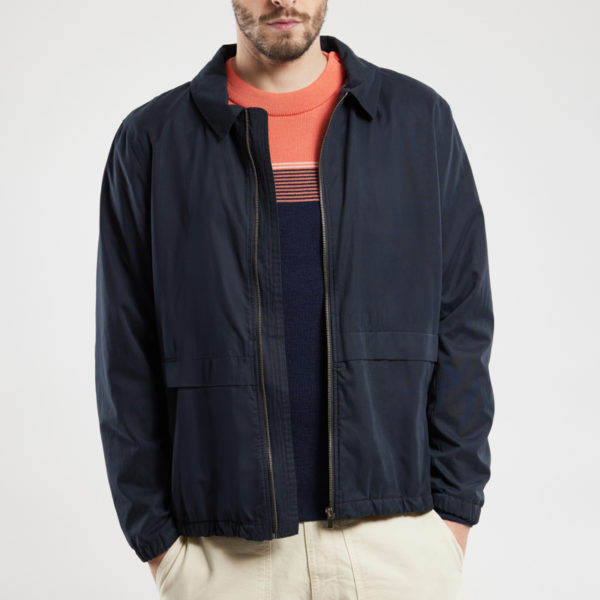 ARMOR-LUX Blouson zippé déperlant Homme Marine deep 3XL