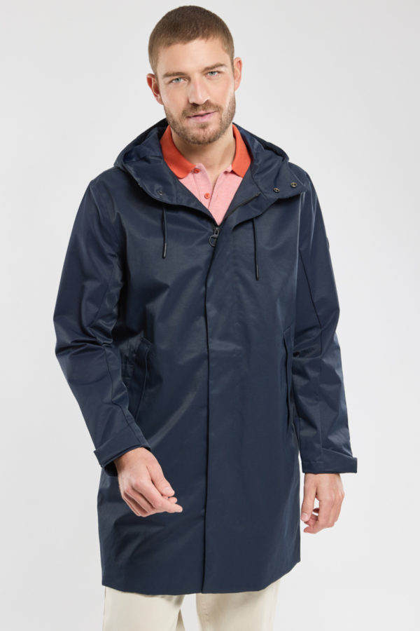 BERMUDES Parka longue imperméable HONDURAS Homme NAVY XXXL