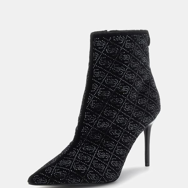 Bottine Ankle-Boot Strass Logo 4G - Guess