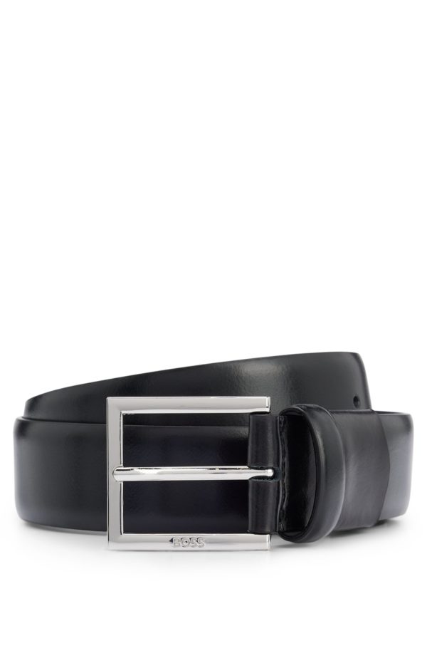 Hugo Boss Ceinture en cuir Dressletic avec partie élastique invisible