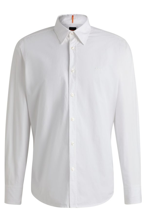 Hugo Boss Chemise Regular en popeline de coton