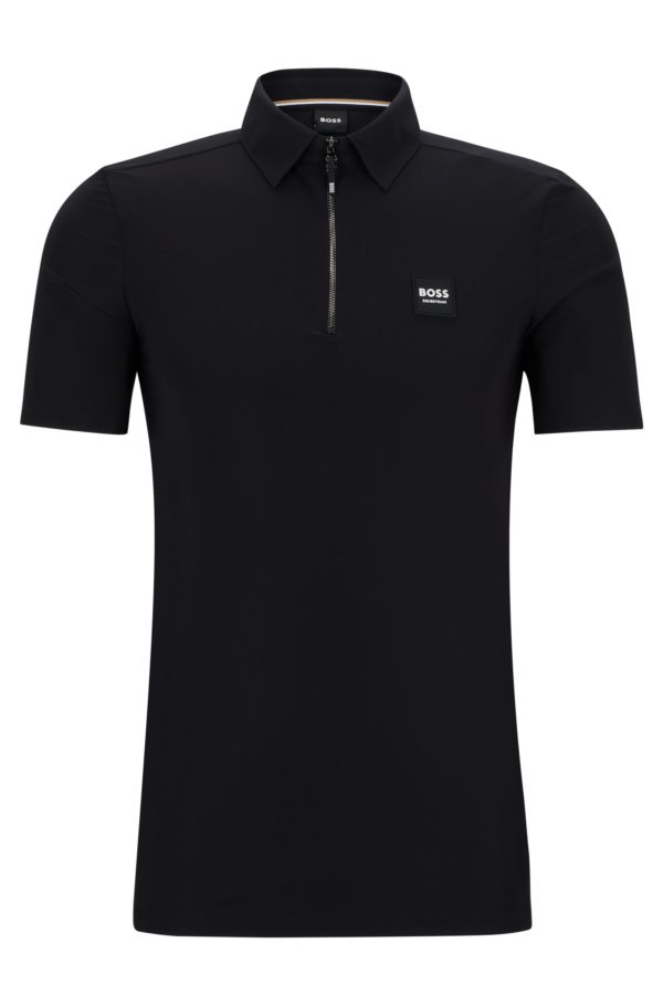 Hugo Boss Chemise d’entraînement d’équitation avec patch logo emblématique