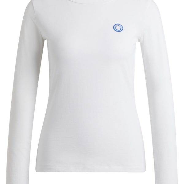 Hugo Boss Haut en jersey de coton avec badge logoté Happy HUGO