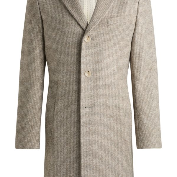 Hugo Boss Manteau Slim en jersey à motif