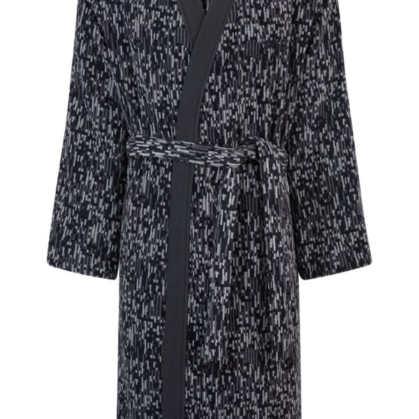 Peignoir en jacquard de coton avec logo brodé – Hugo Boss