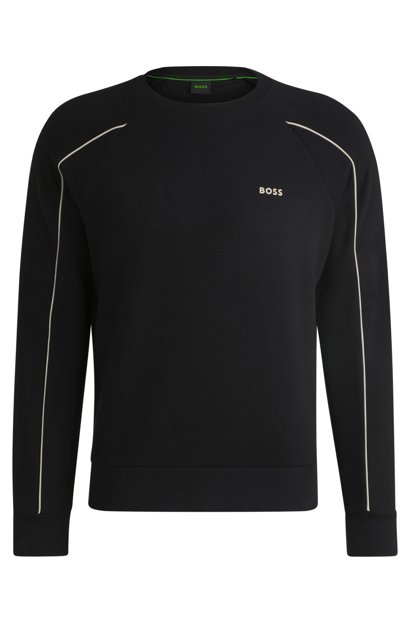 Hugo Boss Sweat Regular en coton stretch avec motif artistique embossé