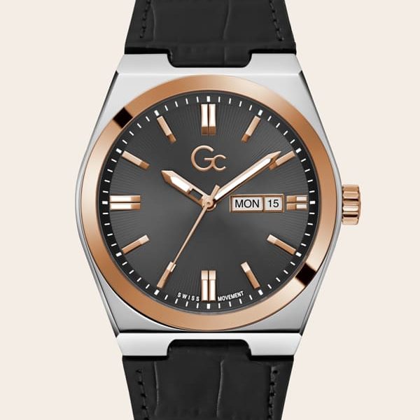 Montre Gc Analogique En Cuir – Guess