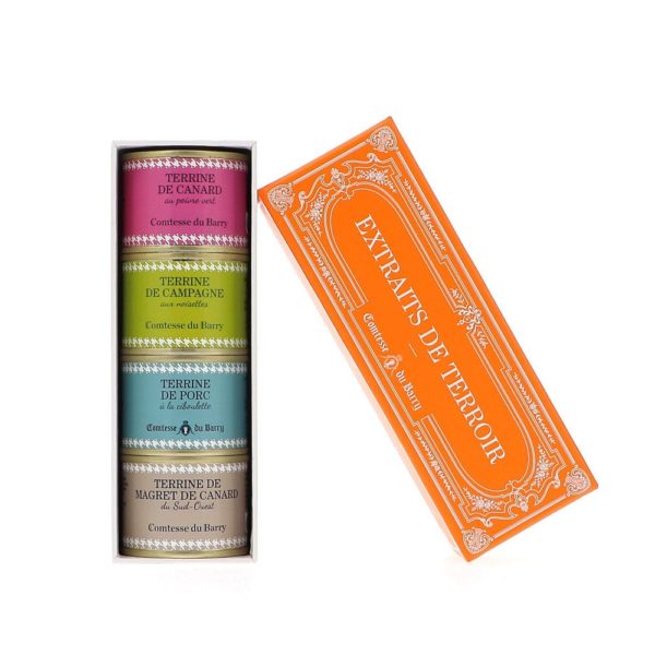 Coffret 4 terrines-Comtesse du Barry