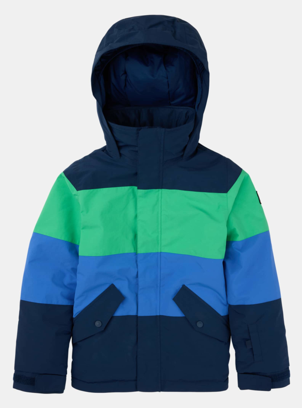 Burton - Veste Symbol 2L garçon, Dress Blue / Galaxy Green / Amparo Blue, XL