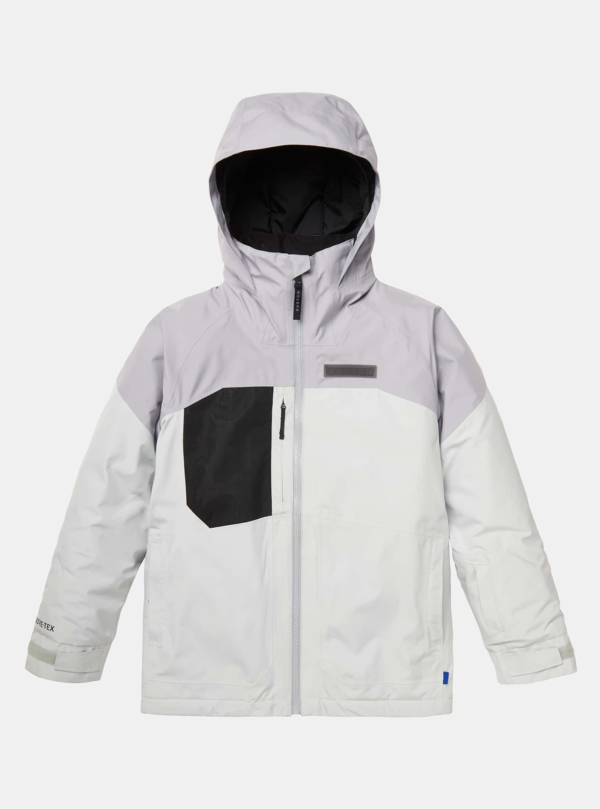 Burton - Veste GORE-TEX 2 L Carbonate enfant, Gray Cloud / Silver Sconce, XS