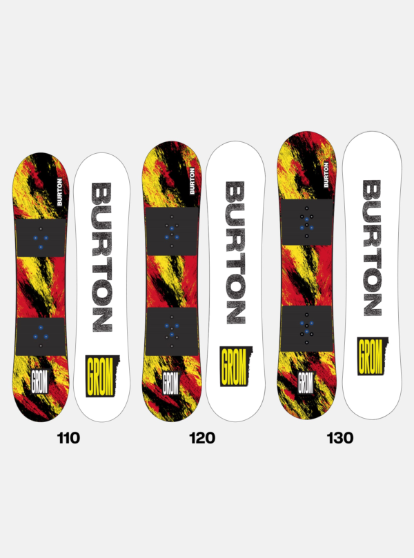 Burton - Snowboard Grom enfant, Ketchup / Mustard, 130