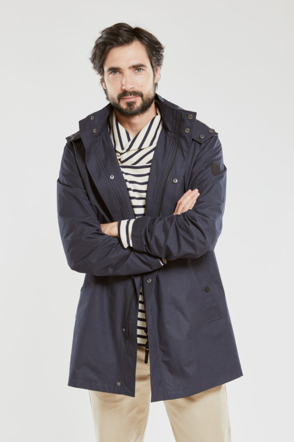 ARMOR-LUX Parka légère à capuche Homme Navire 2XL