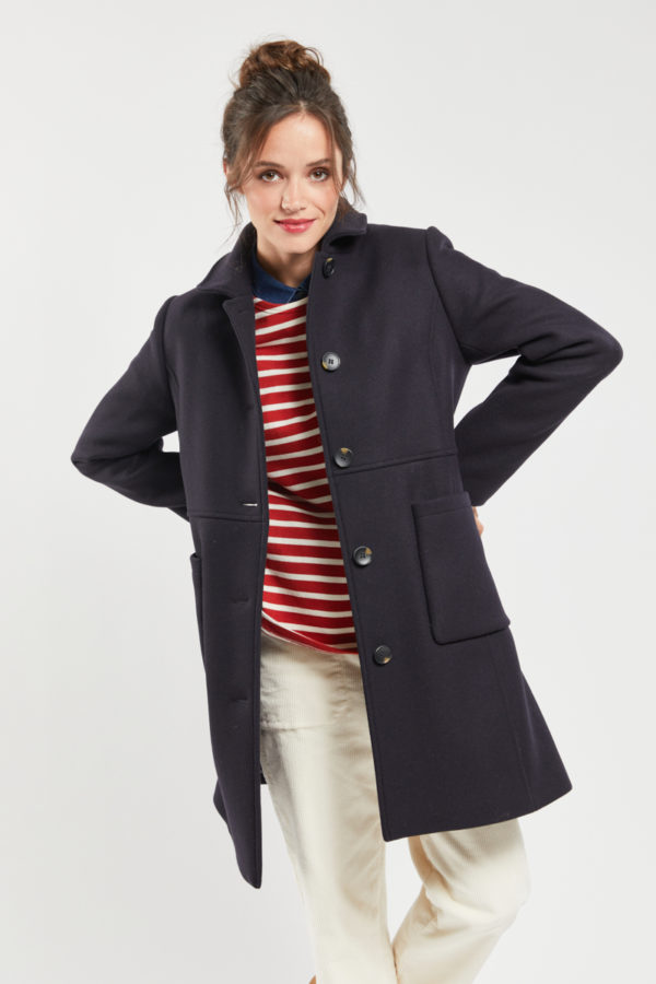 ARMOR-LUX Manteau droit - laine Femme Seal XL - 44