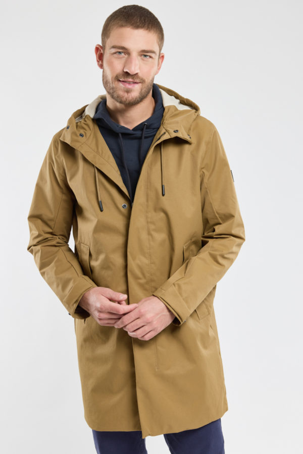 BERMUDES Parka longue imperméable HONDURAS Homme TABAC XXXL