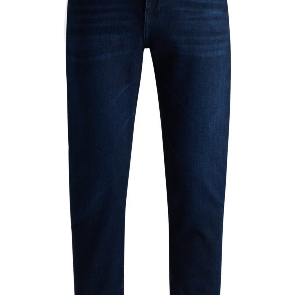 Hugo Boss Maine Jean Regular Fit en denim très doux bleu foncé