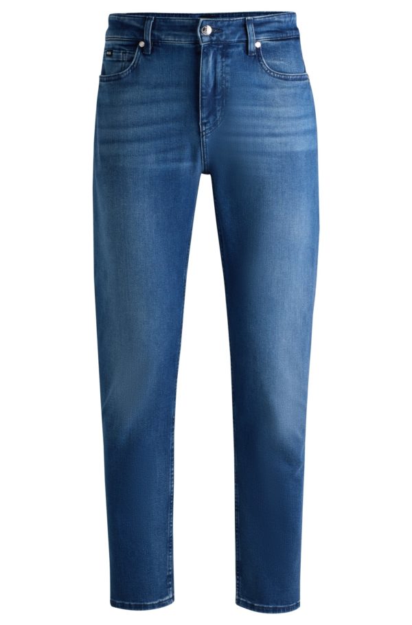 Hugo Boss Maine Jean Regular en doux denim bleu