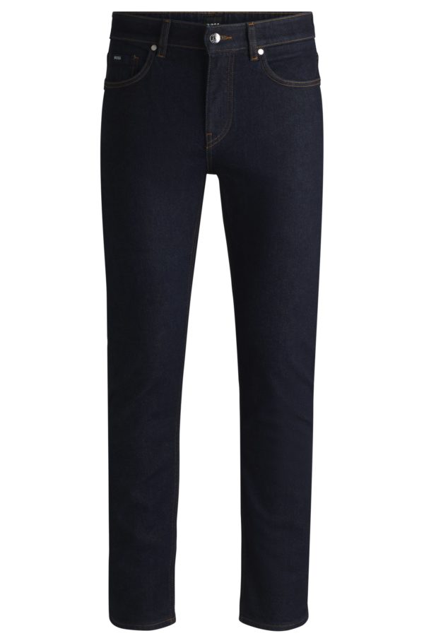 Hugo Boss Jean Slim Delaware en denim stretch bleu foncé
