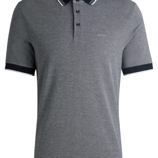 Hugo Boss Polo en piqué de coton Oxford avec logo
