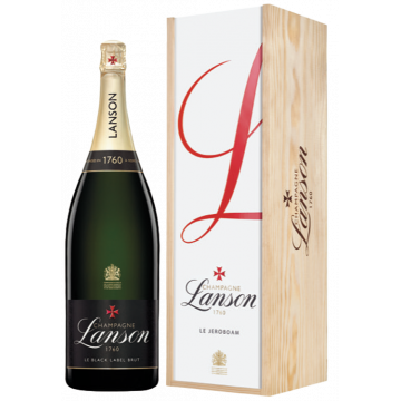 Champagne Lanson - Le Black Création Brut - Mathusalem en Caisse Bois