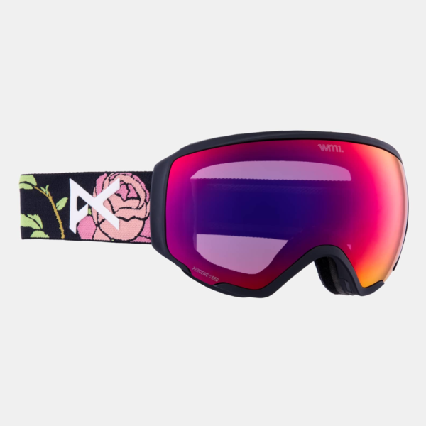 Anon - Masque WM1 + écran de rechange + cagoule MFI®, Frame: Talent Scout, Lens: Perceive Sunny Red (14% / S3), Spare Lens: Perceive Cloudy Burst (59%