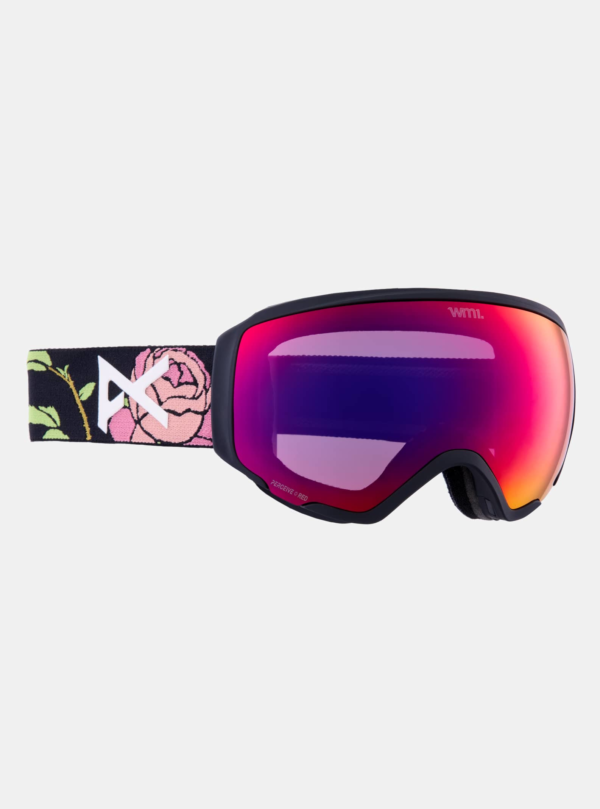 Anon - Masque WM1 + écran de rechange + cagoule MFI®, Frame: Talent Scout, Lens: Perceive Sunny Red (14% / S3), Spare Lens: Perceive Cloudy Burst (59%
