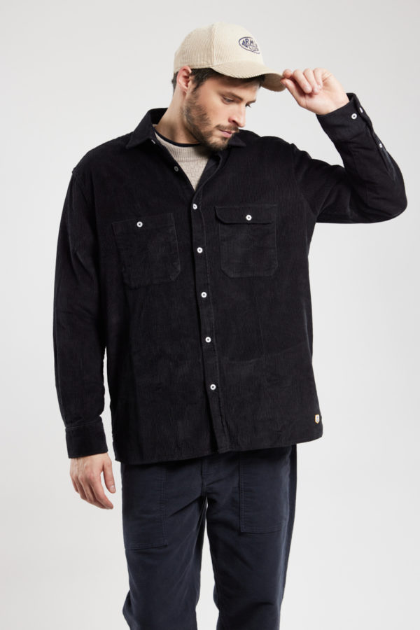 ARMOR-LUX Surchemise - velours côtelé Homme Rich Navy 3XL