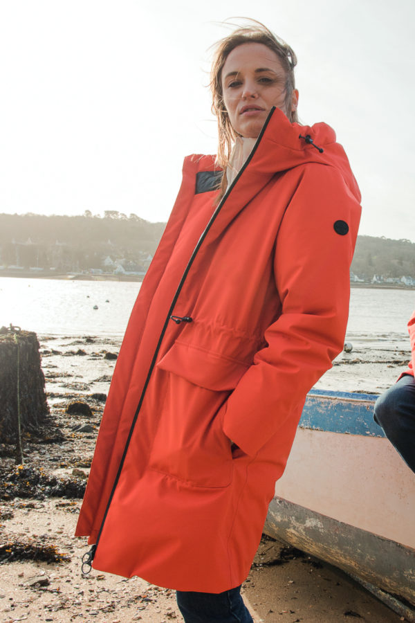 BERMUDES Parka imper-respirante BRASSIA Femme ORANGE XL - 44