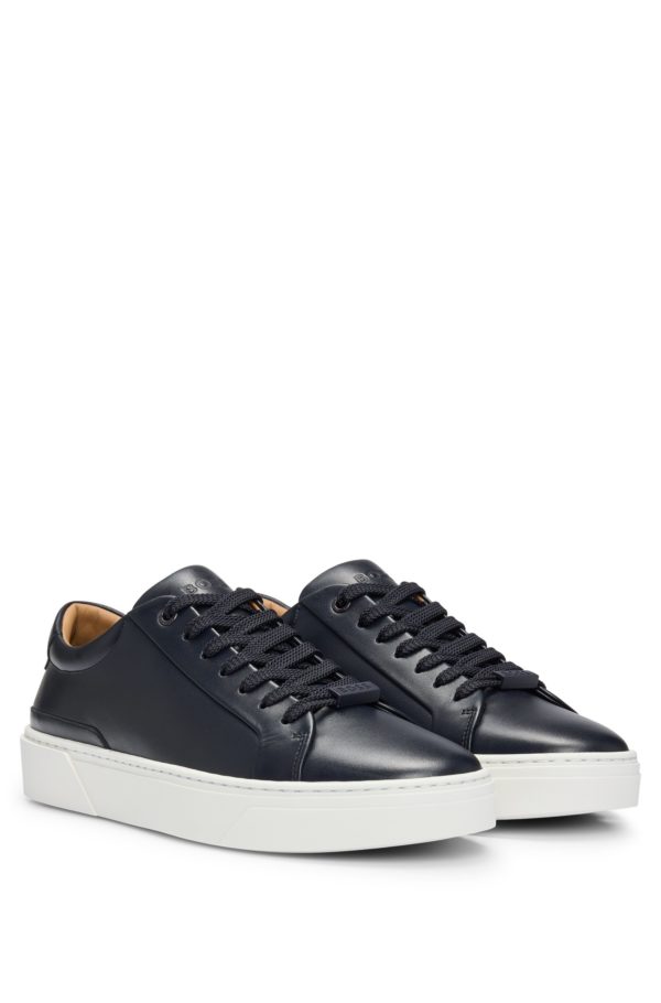 Hugo Boss Baskets basses Gary en cuir avec détail logoté sur les lacets