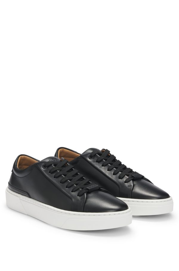 Hugo Boss Baskets basses Gary en cuir avec détail logoté sur les lacets